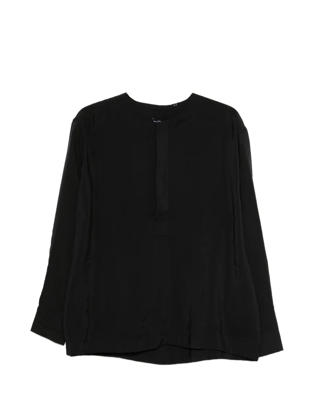 Daniele Alessandrini buttoned polo shirt – Black