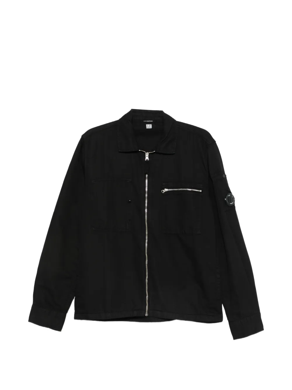 C.P. Company Lens-detail overshirt - Nero