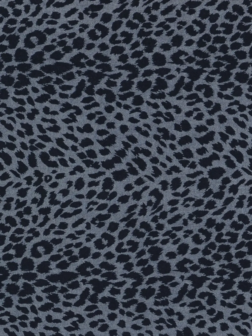  Aspesi Leopard-pattern Scarf - Blue 