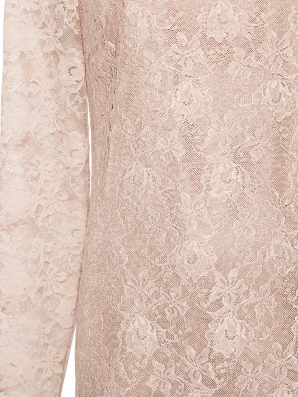  D.exterior Lace Maxi Dress - Brown 