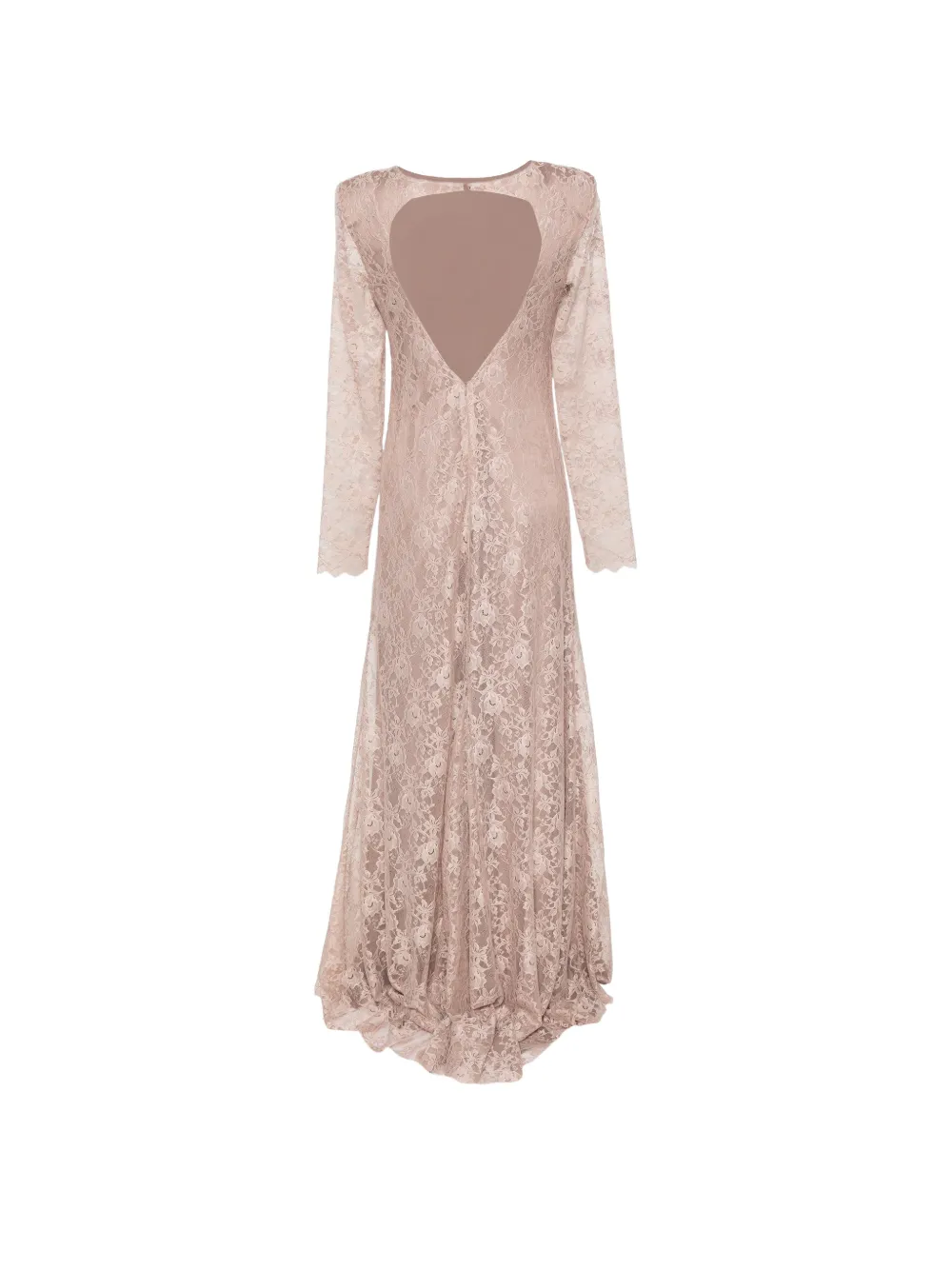  D.exterior Lace Maxi Dress - Brown 