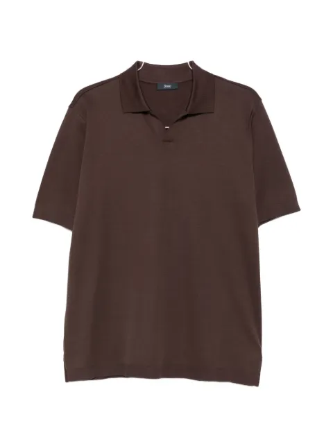 Herno short-sleeve polo shirt
