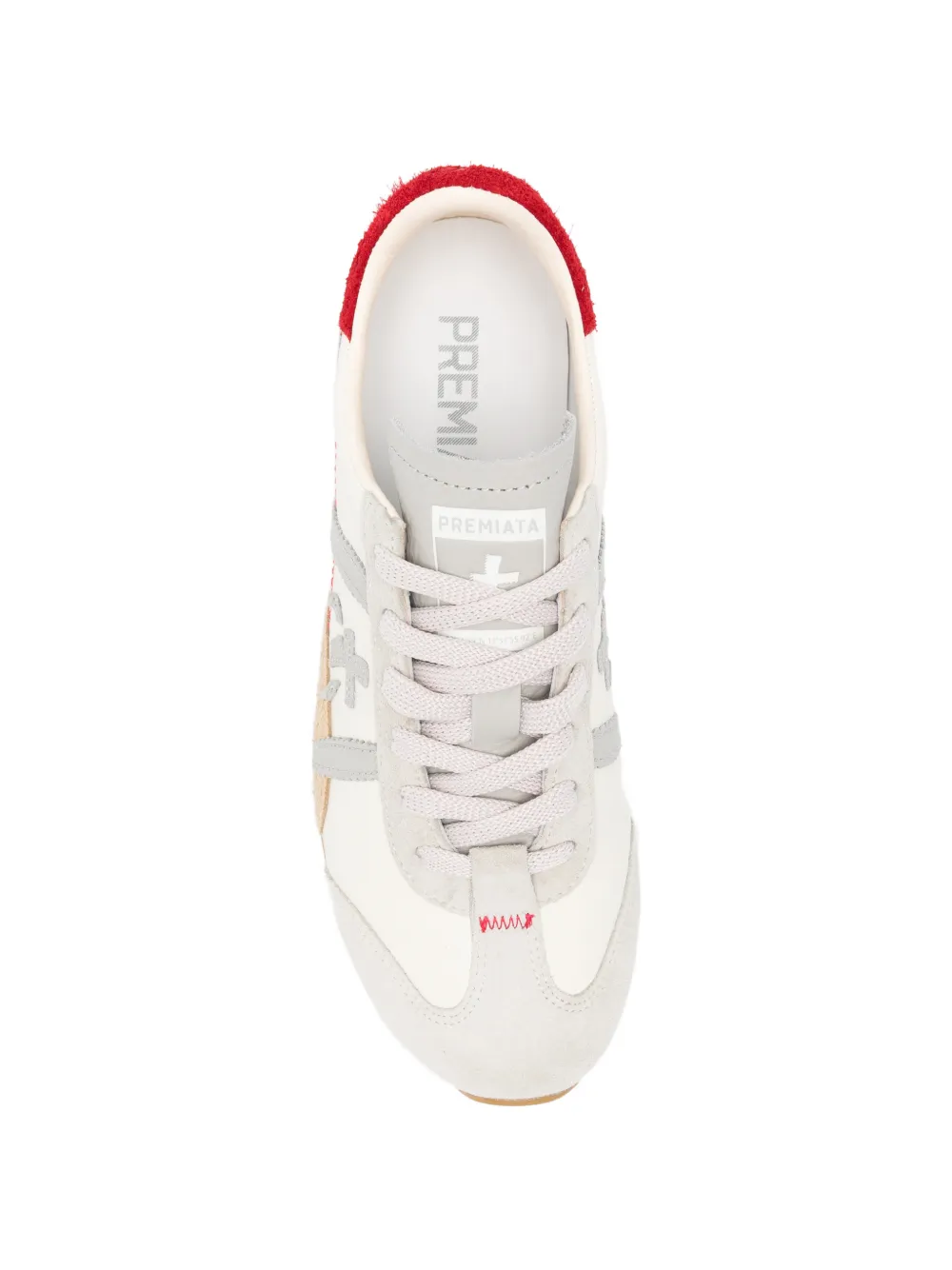 Premiata Jackyx panelled sneakers Beige