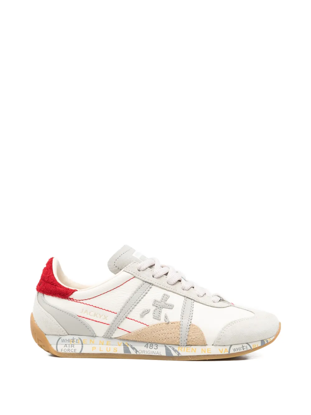 Premiata Jackyx panelled sneakers - Toni neutri