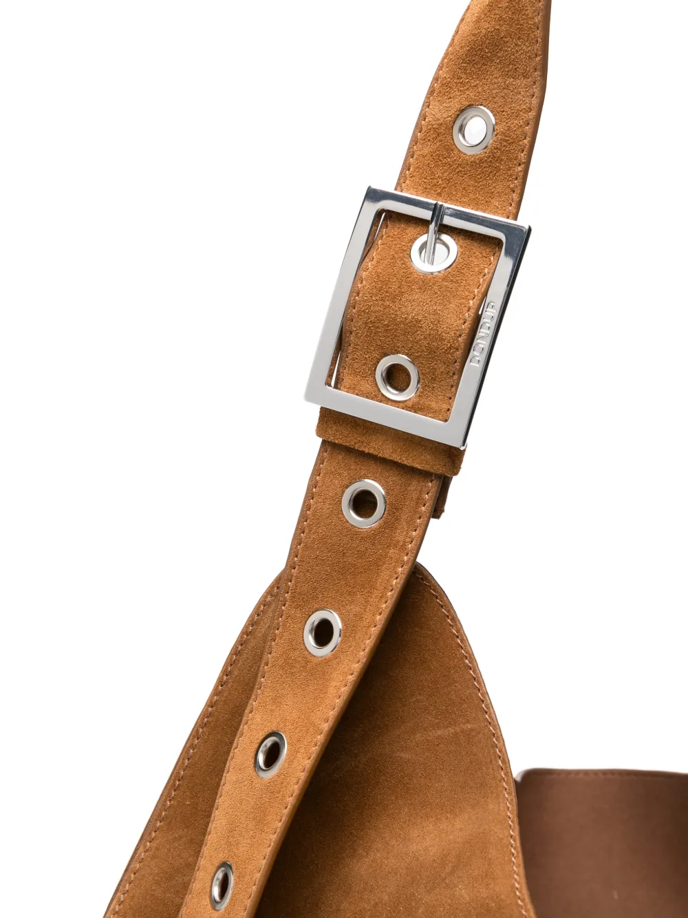  Dondup Big Suede Shoulder Bag - Brown 