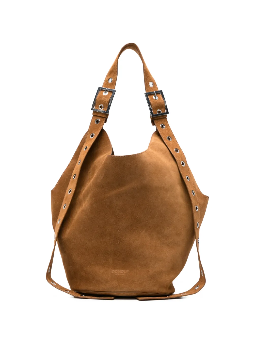 DONDUP big suede shoulder bag - Marrone
