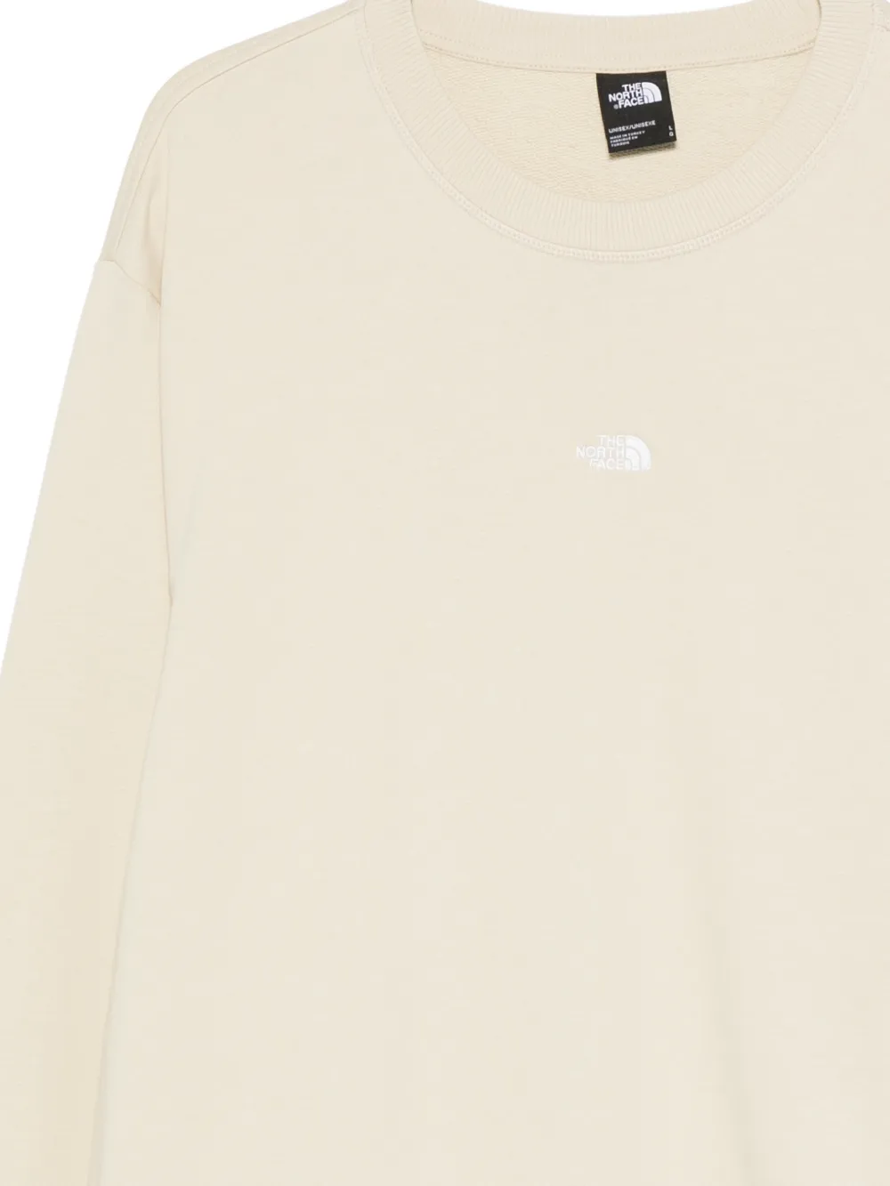 The North Face Sweater met logo Beige