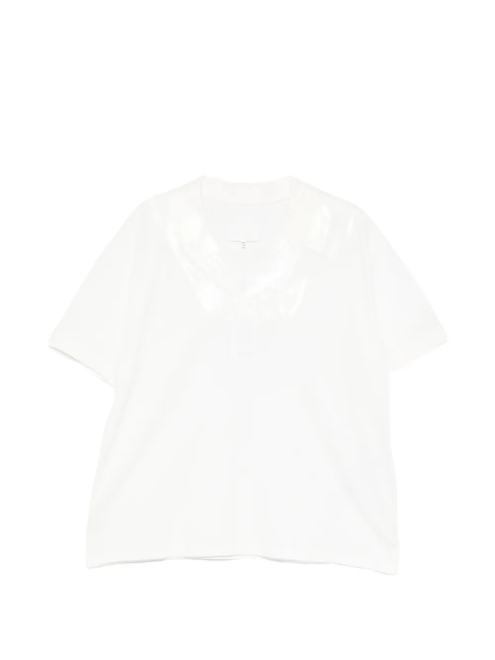 Maison Margiela V-neck T-shirt - Bianco