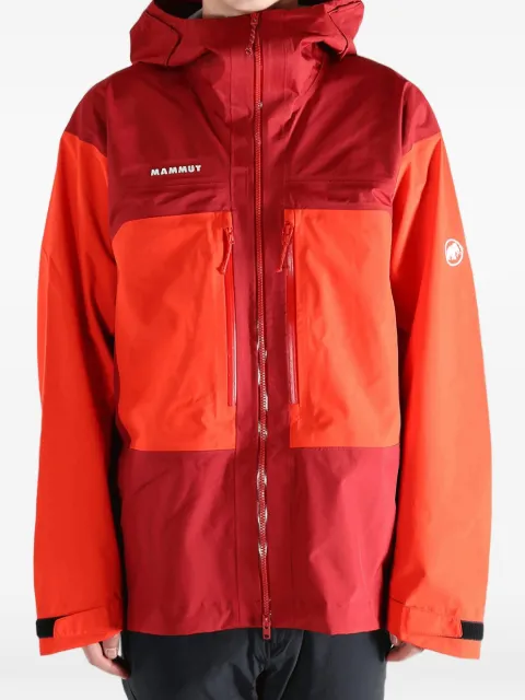Mammut chamarra con capucha y diseño color block