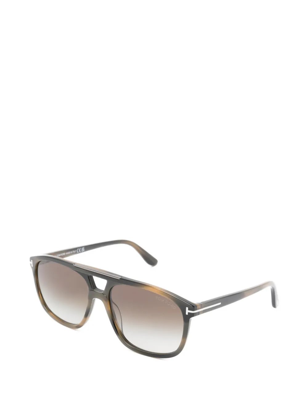 TOM FORD Eyewear Brianna zonnebril met piloten montuur Bruin
