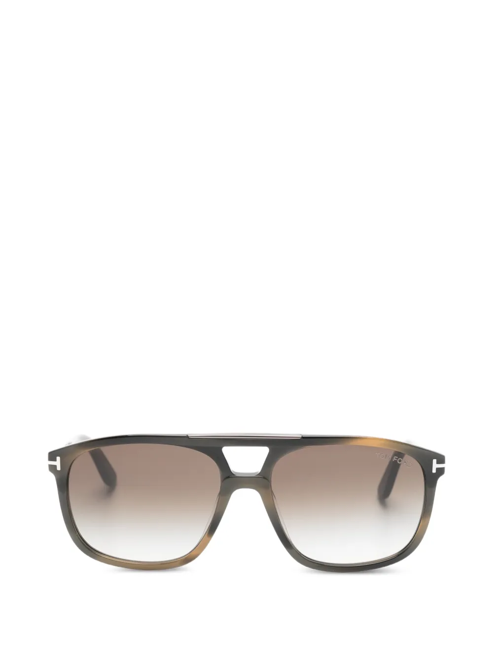 TOM FORD Eyewear Brianna pilot-frame sunglasses - Marrone