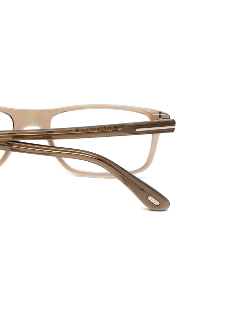  Tom Ford Eyewear Rectangle-frames Glasses - Neutrals 