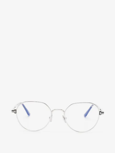 TOM FORD Eyewear metal round frame glasses