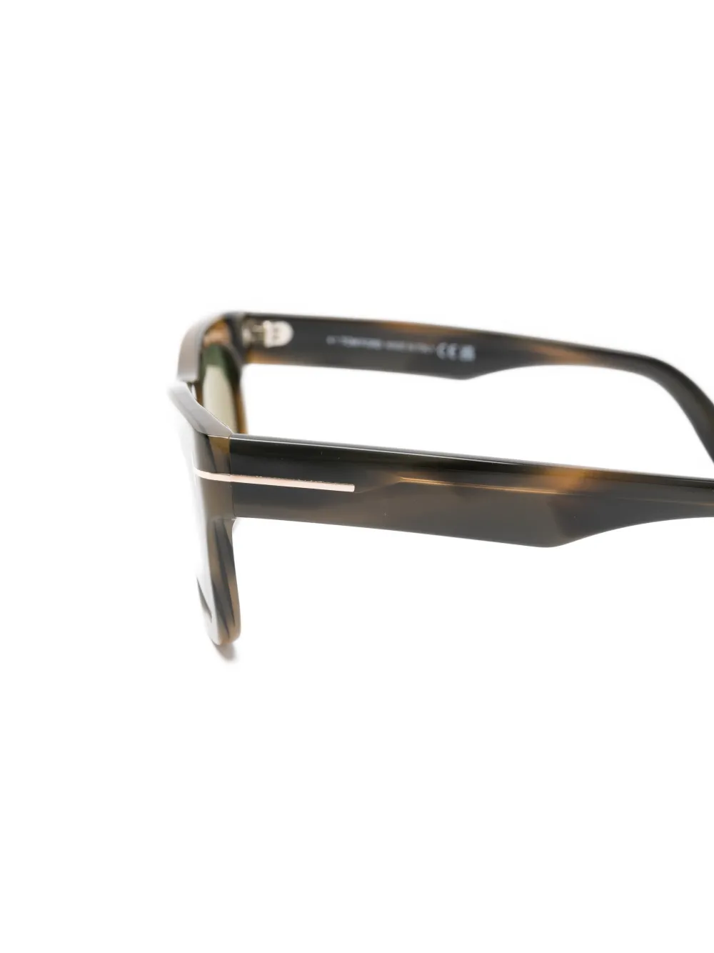 TOM FORD Eyewear Marshall zonnebril met vierkant montuur Bruin
