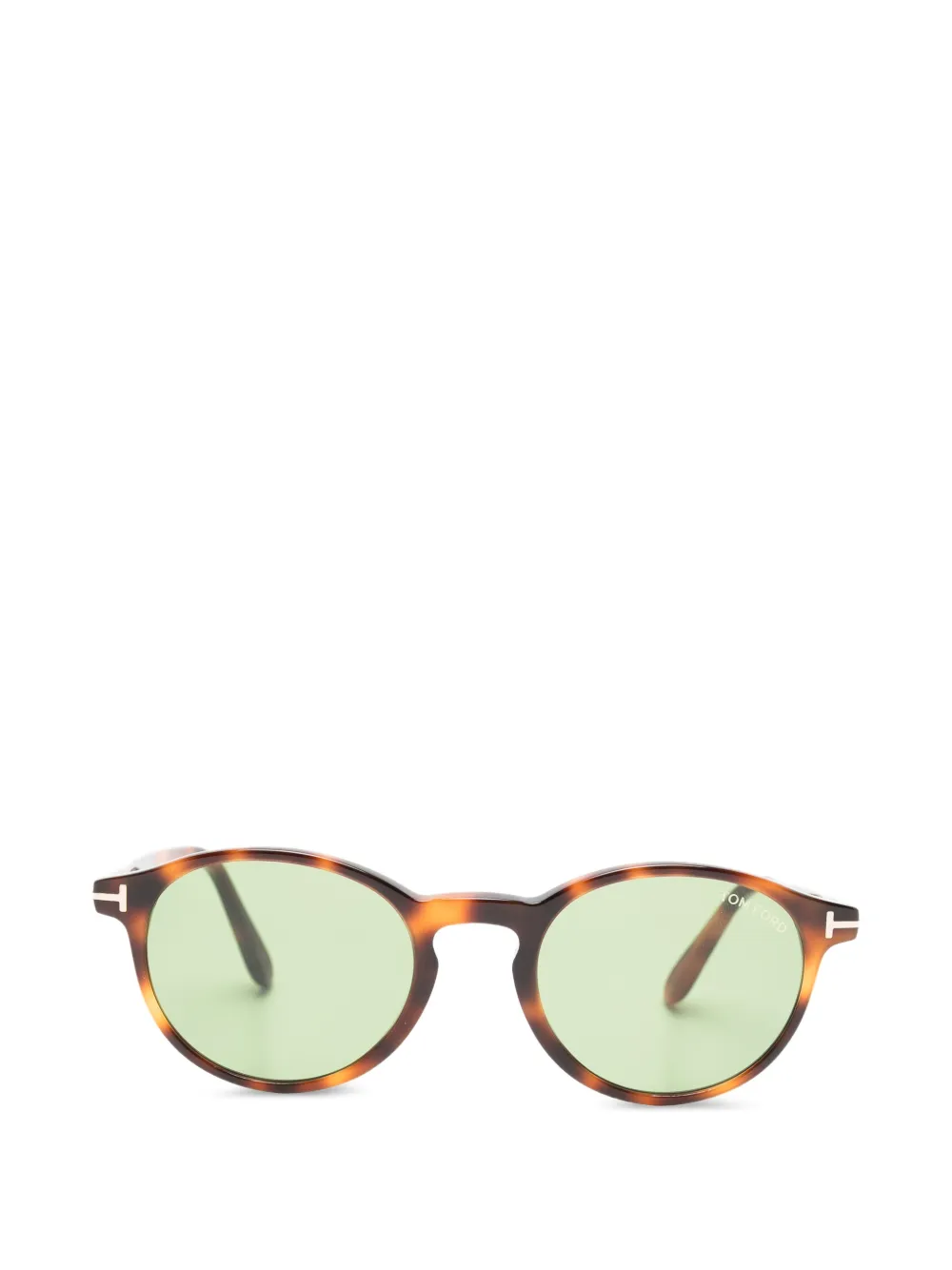 TOM FORD Eyewear round-frame sunglasses - Marrone