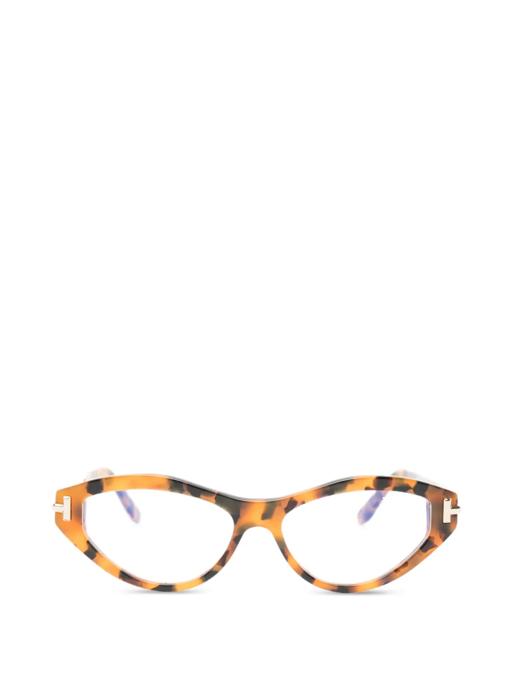 TOM FORD Eyewear cat-eye frames glasses - Marrone