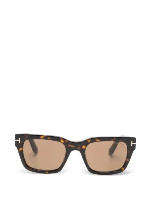 TOM FORD Eyewear Tヒンジ スクエアフレーム サングラス | ブラック