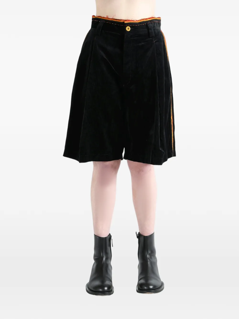  Communs Velour Shorts - Black 