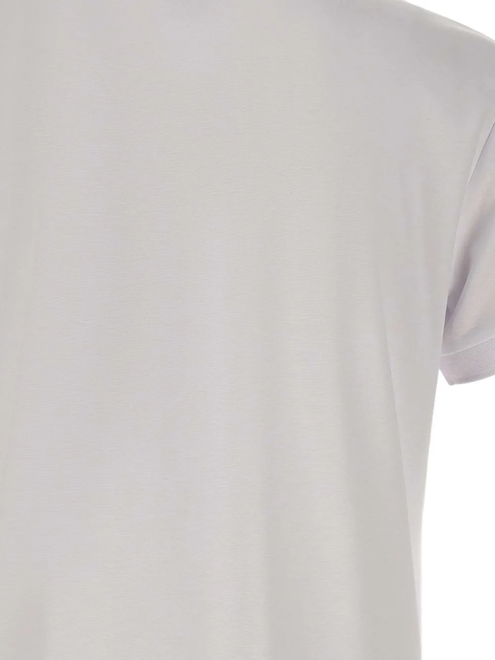 Ea7 Emporio Armani Poloshirt met logodetail en rits Wit