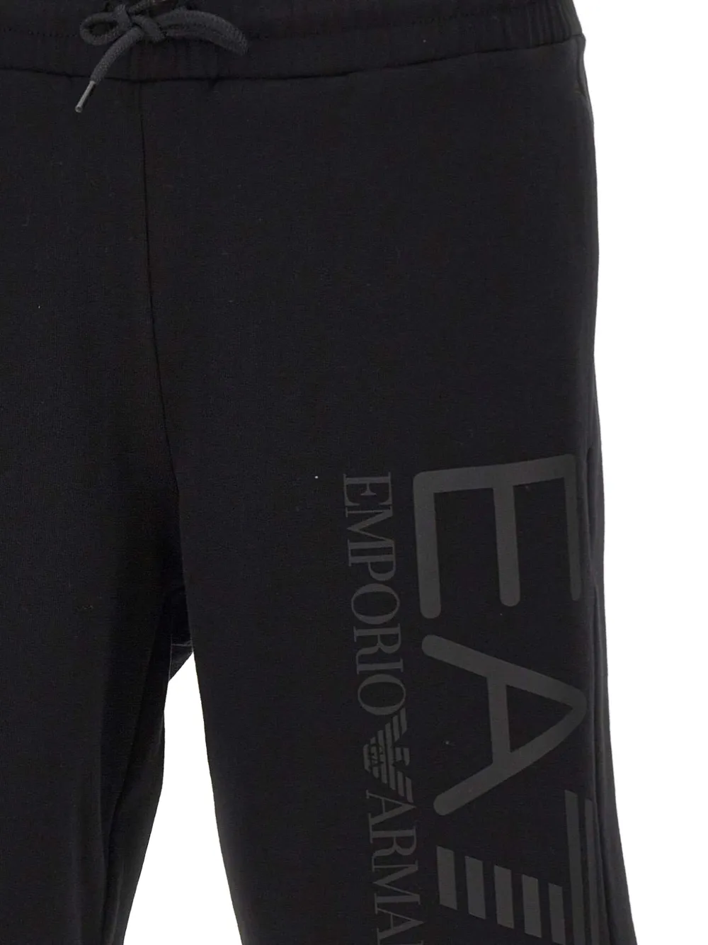 Ea7 Emporio Armani Core Identity elastische shorts met logo Zwart