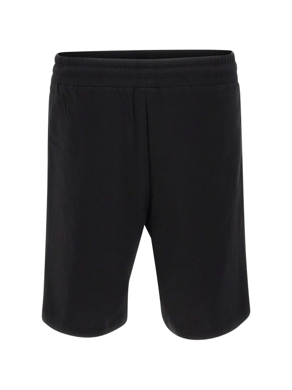 Ea7 Emporio Armani Core Identity elastische shorts met logo Zwart