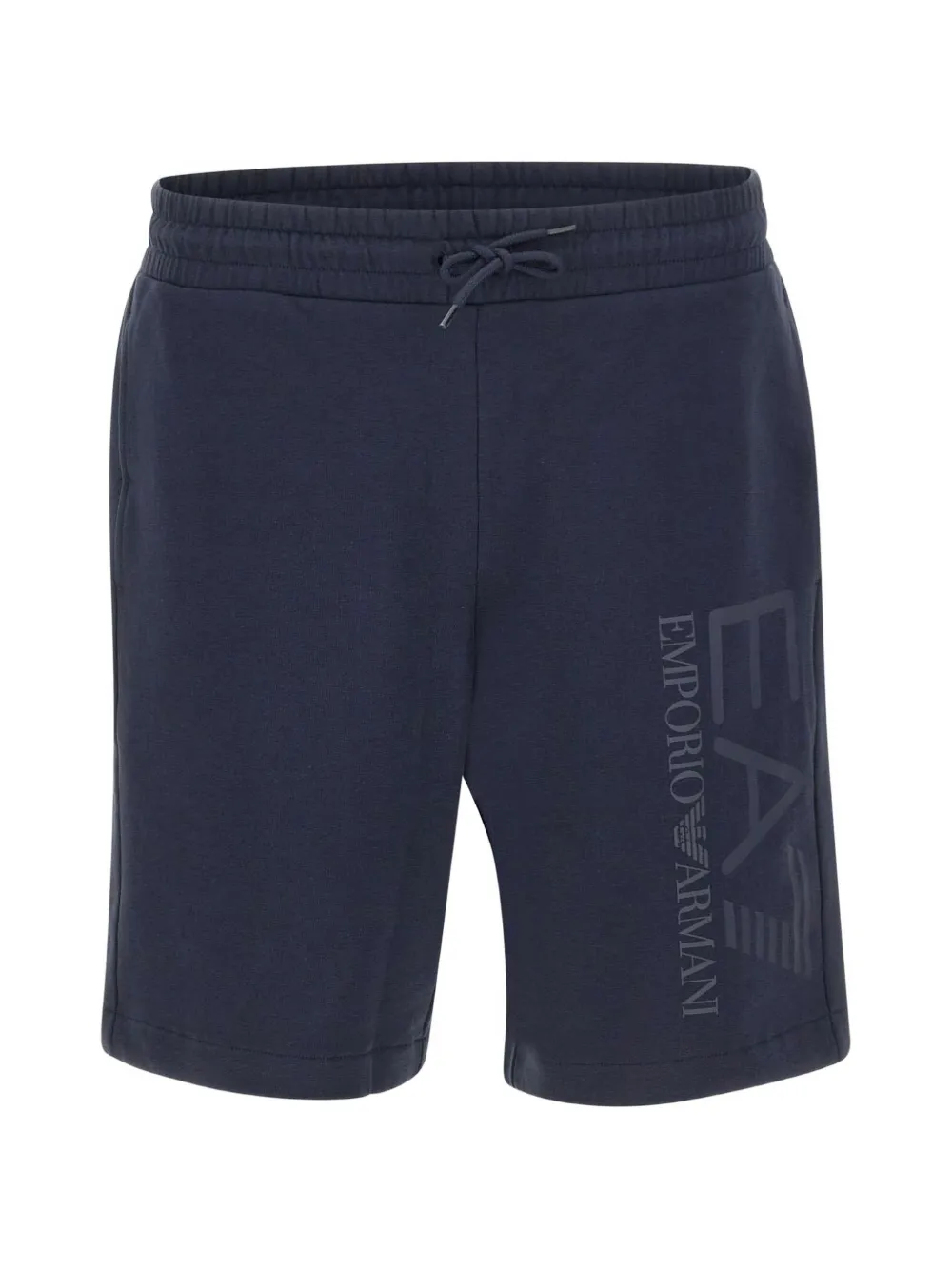 Ea7 Emporio Armani Core Identity logo drawstring shorts - Blu