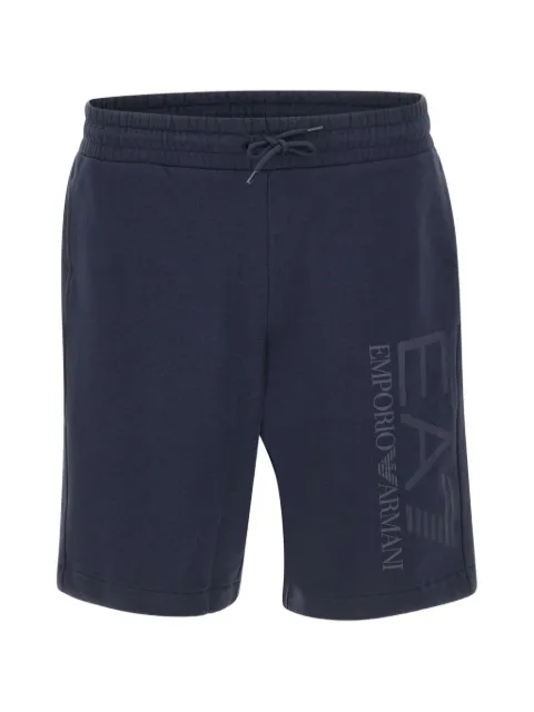 Ea7 Emporio Armani Core Identity logo drawstring shorts