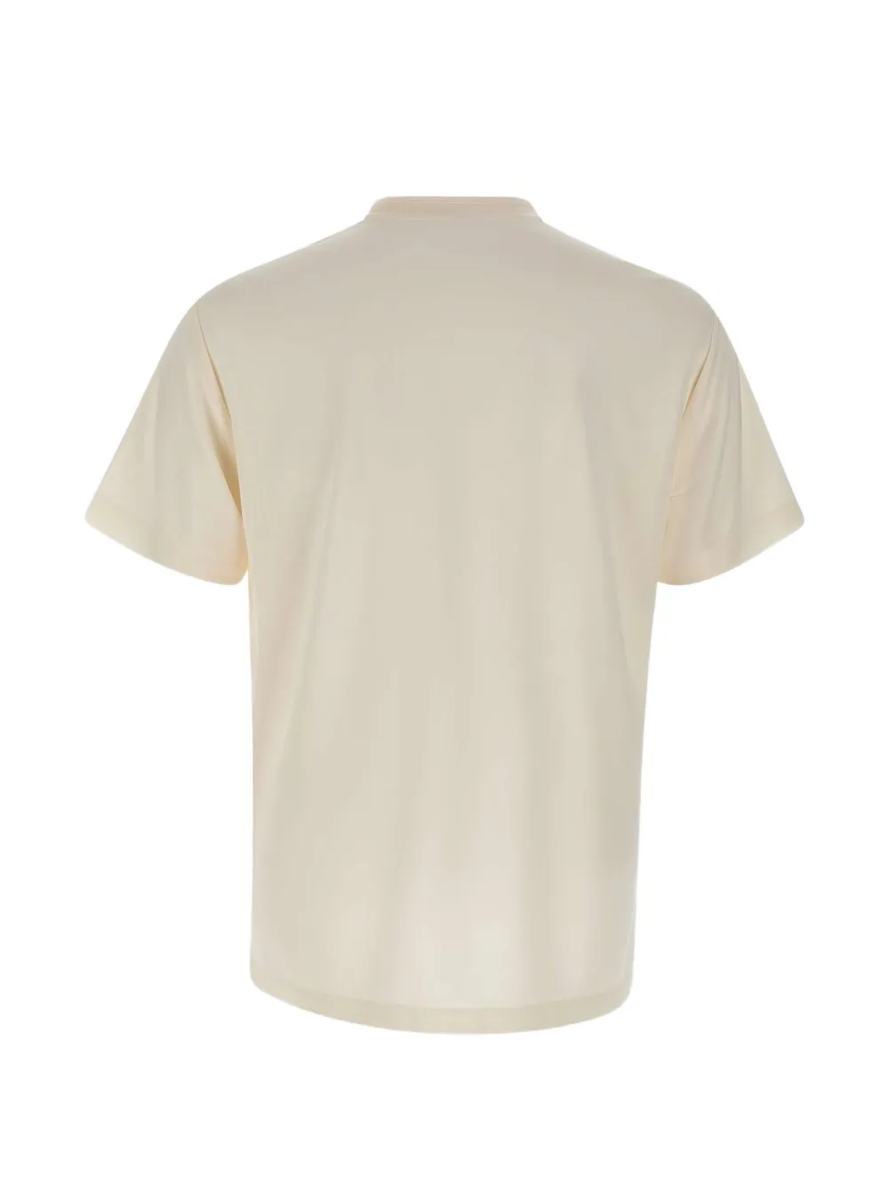 Ea7 Emporio Armani T-shirt met logoprint met ronde hals Beige