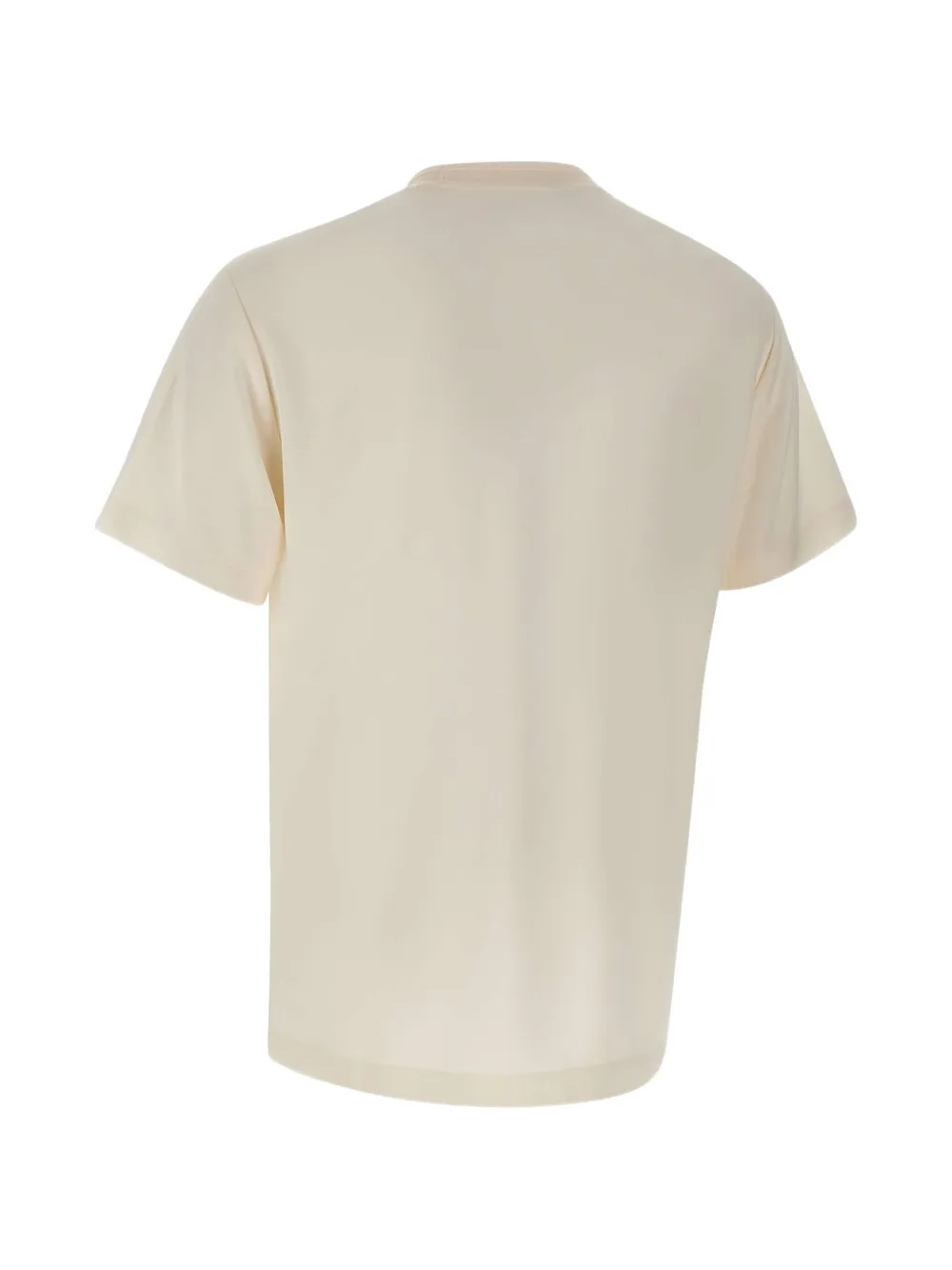 Ea7 Emporio Armani T-shirt met logoprint met ronde hals Beige