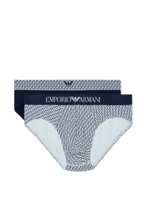 Emporio Armani patterned briefs (set of two)