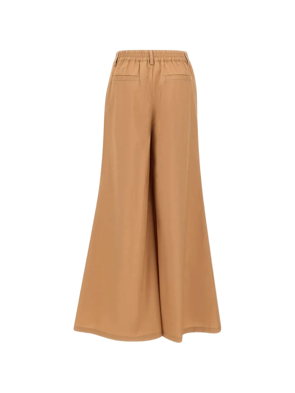  Kaos Belt-loop Palazzo Pants - Brown 