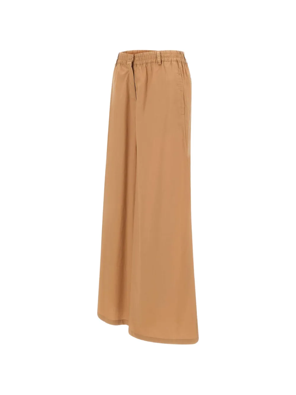  Kaos Belt-loop Palazzo Pants - Brown 