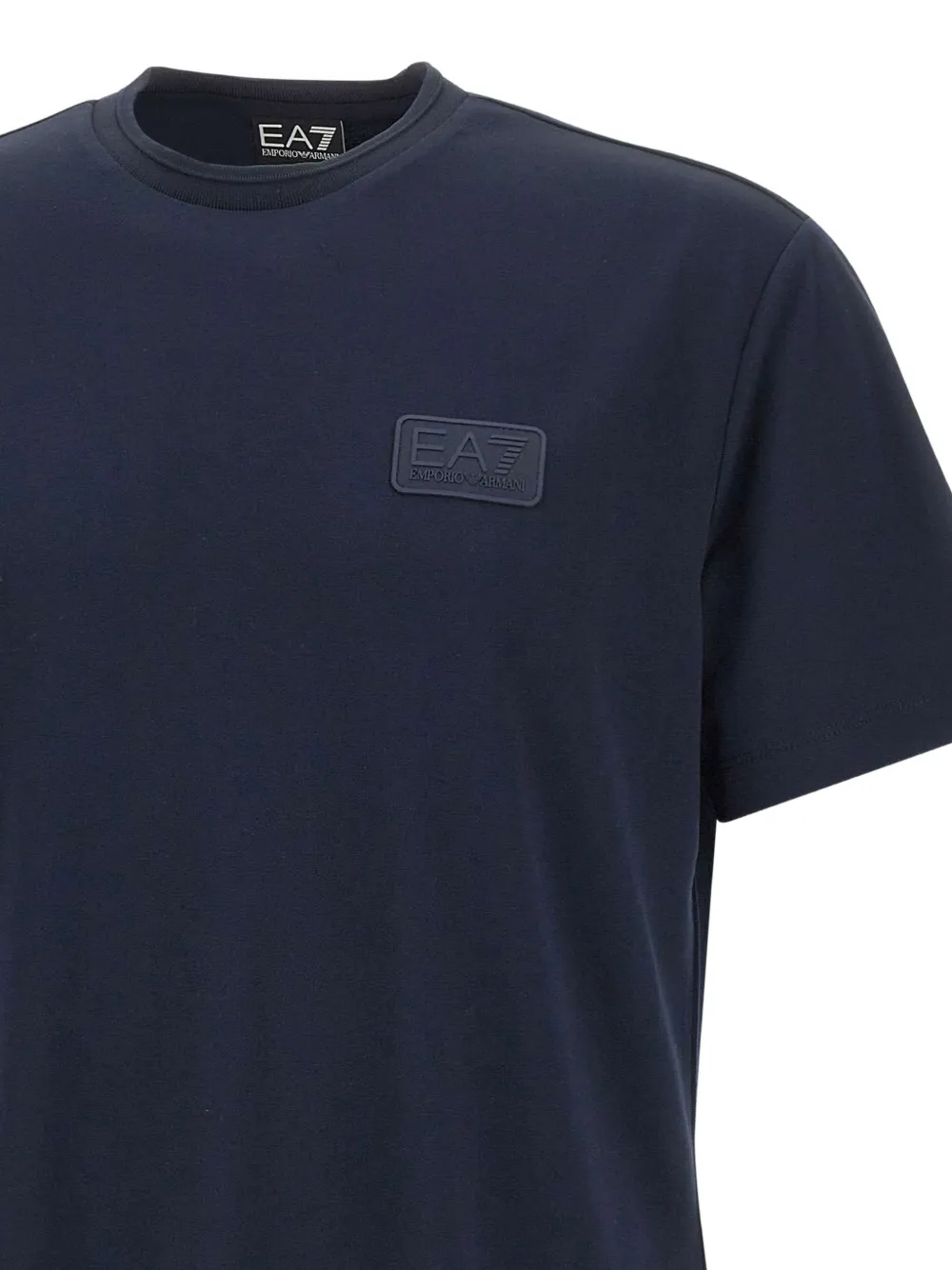 Ea7 Emporio Armani T-shirt met logo Blauw