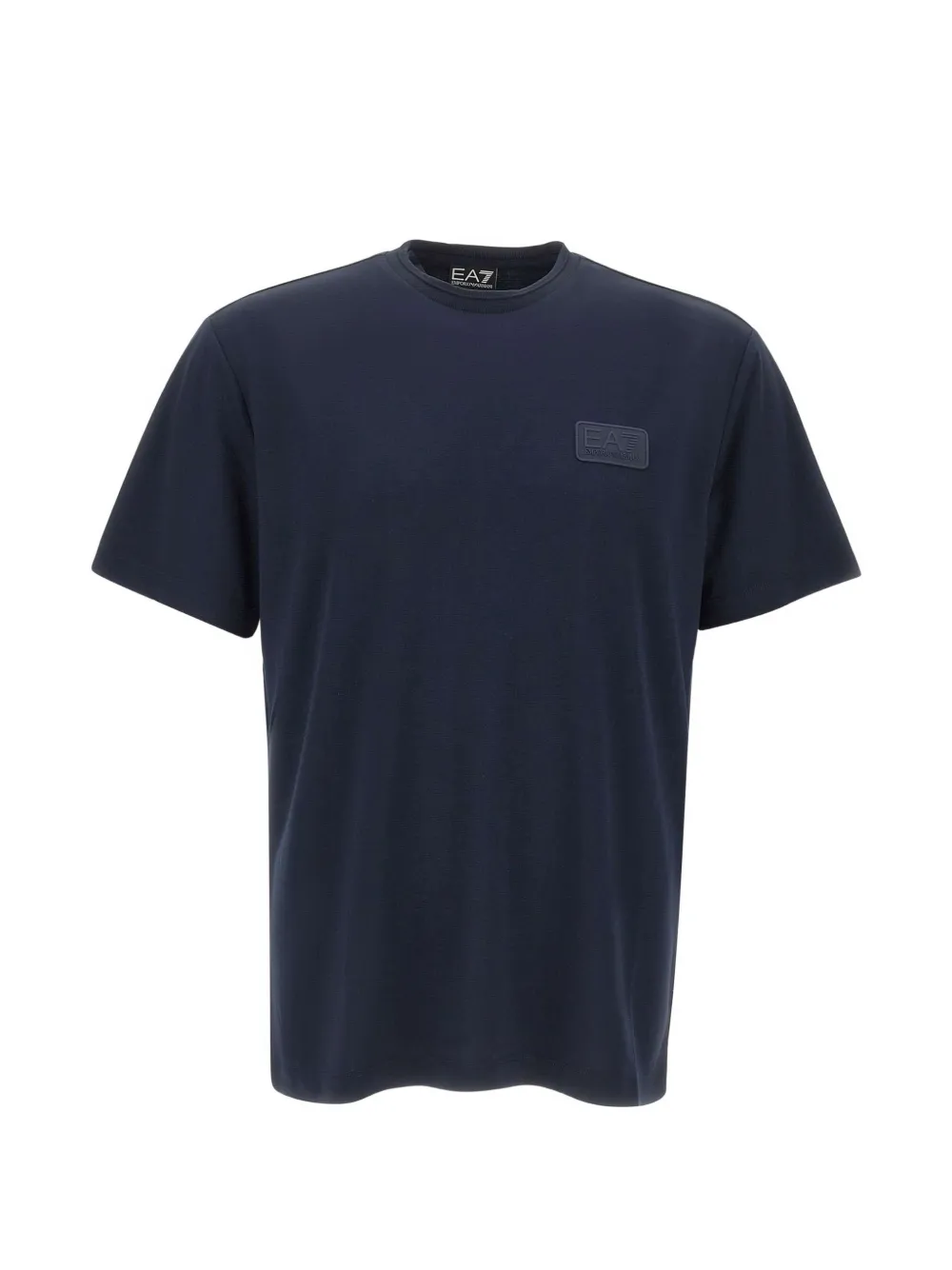 Ea7 Emporio Armani logo crew neck T-shirt - Blu