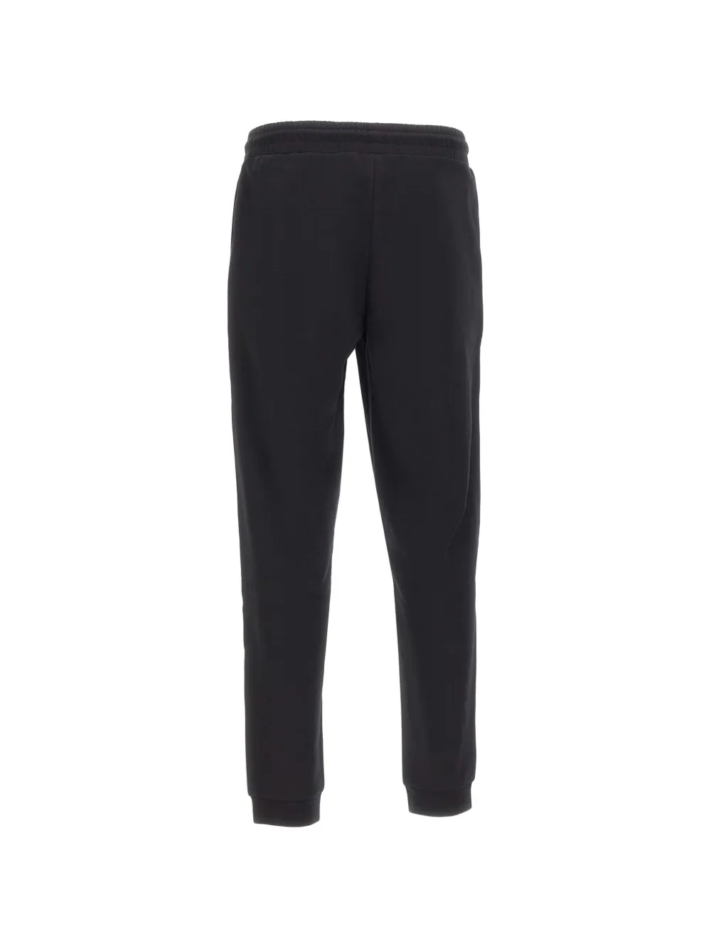 Ea7 Emporio Armani Core Identity broek met elastische tailleband en logoprint Zwart