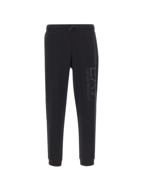 Ea7 Emporio Armani Core Identity elasticated-waistband logo-print trousers