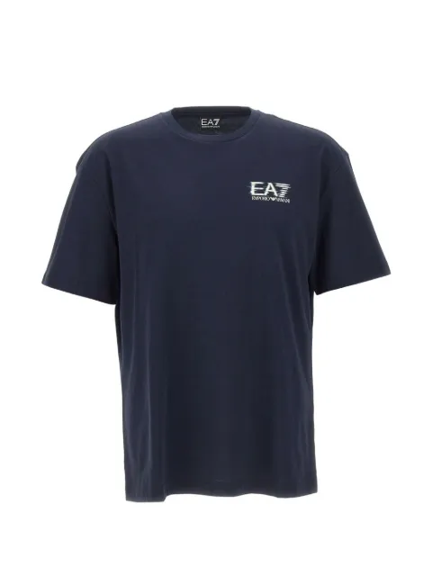 Ea7 Emporio Armani logo-print crew-neck T-shirt