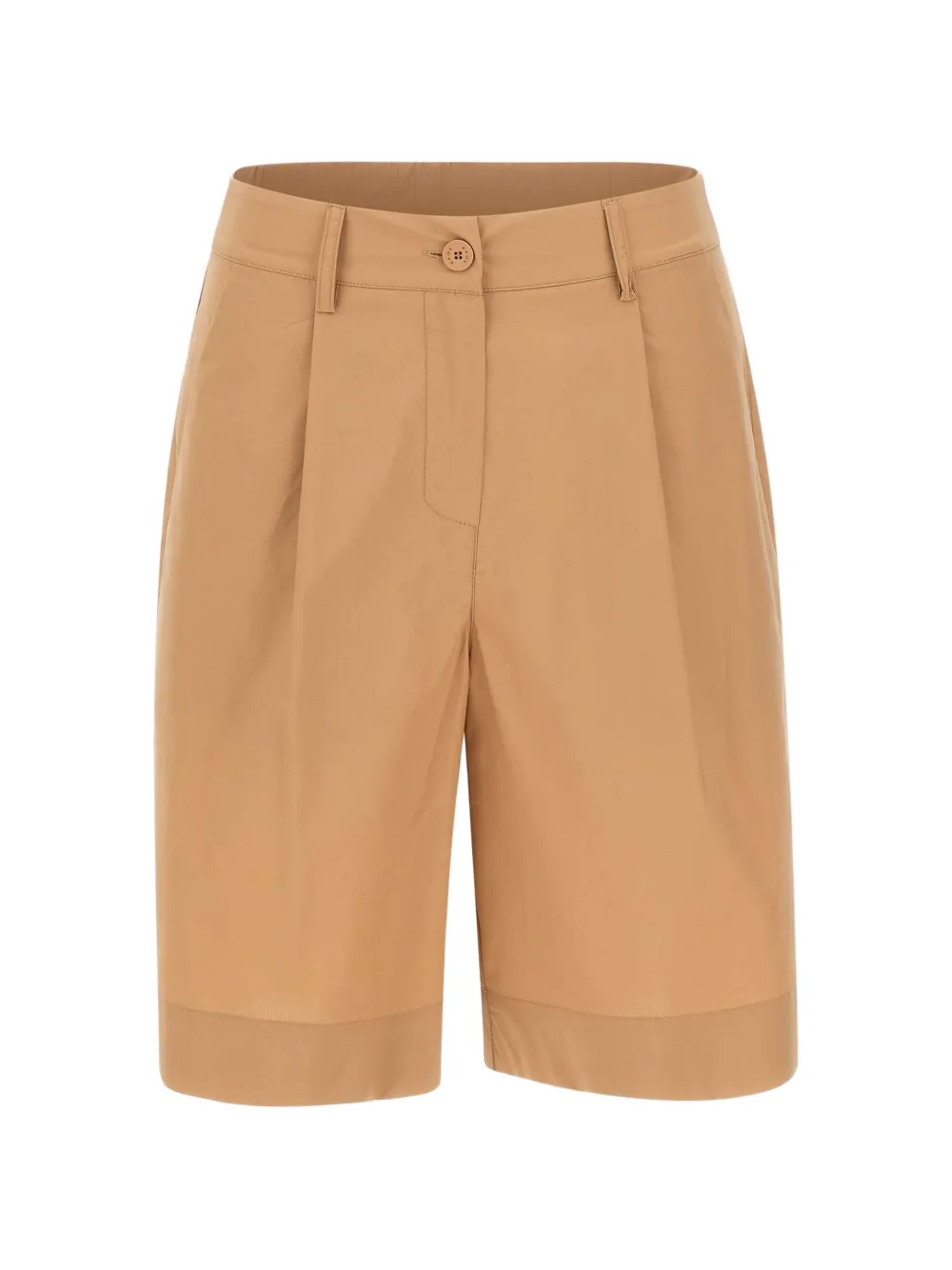 kaos pleated tailored shorts - Marrone