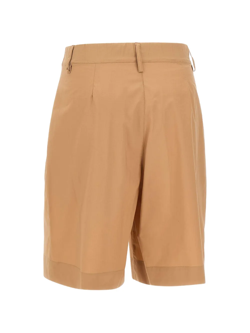  Kaos Pleated Tailored Shorts - Brown 