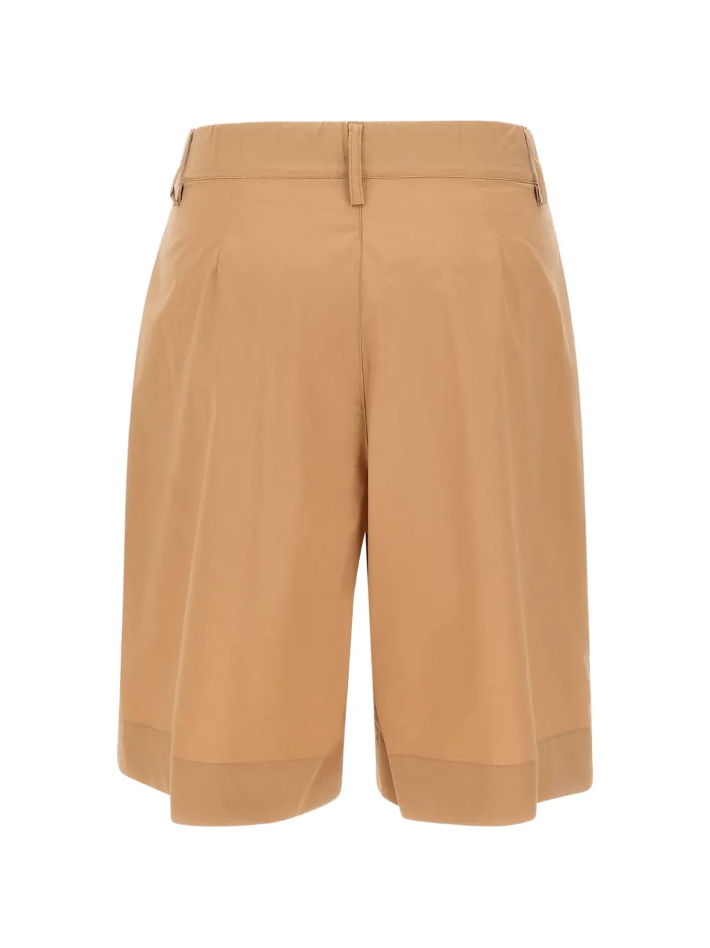  Kaos Pleated Tailored Shorts - Brown 