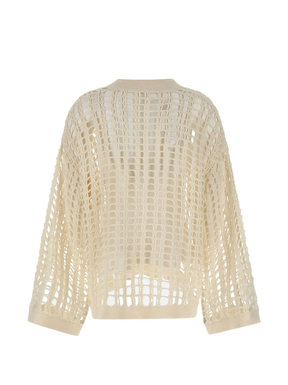  A. Roege Hove Spider Knit Interlaced Sweater - Neutrals 