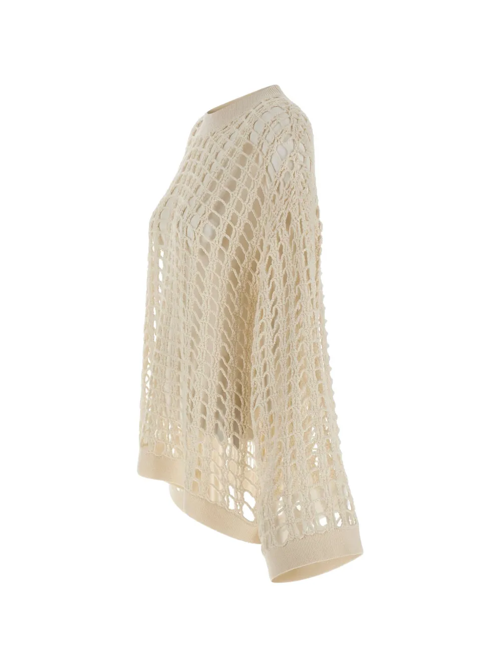  A. Roege Hove Spider Knit Interlaced Sweater - Neutrals 
