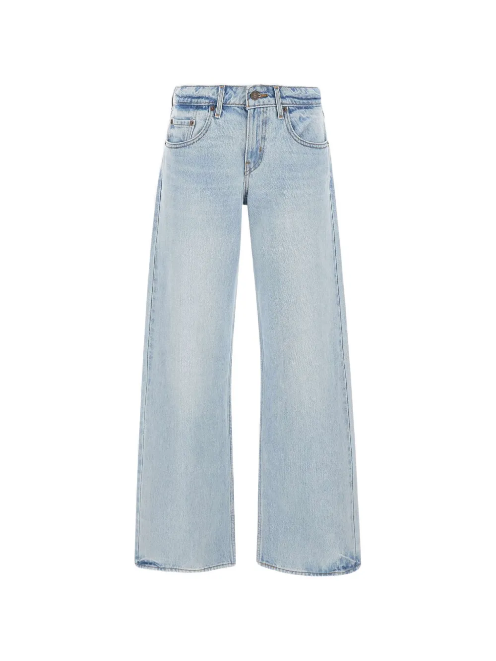 Levi's Low Loose cotton wide-leg jeans - Blu