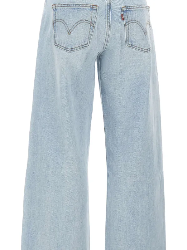 Levi's Calça Jeans Wide Leg Low Loose | Azul | FARFETCH BR