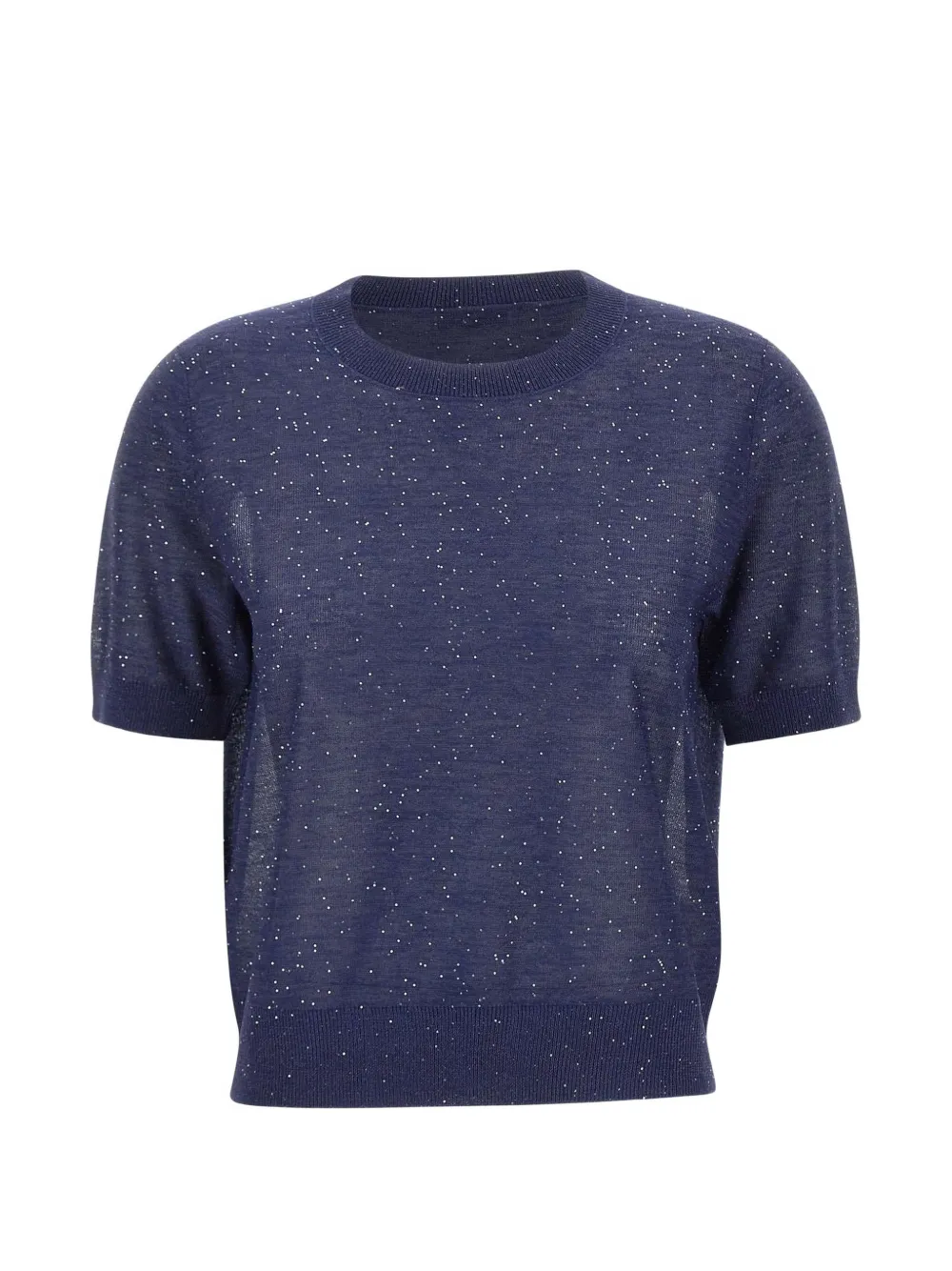 Kangra sequin crew-neck sweater - Blu