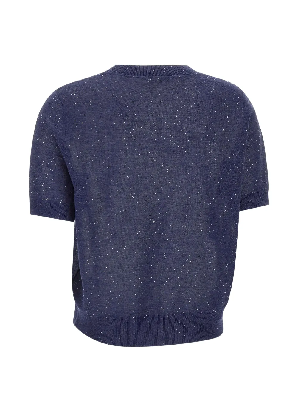  Kangra Sequin Crew-neck Sweater - Blue 