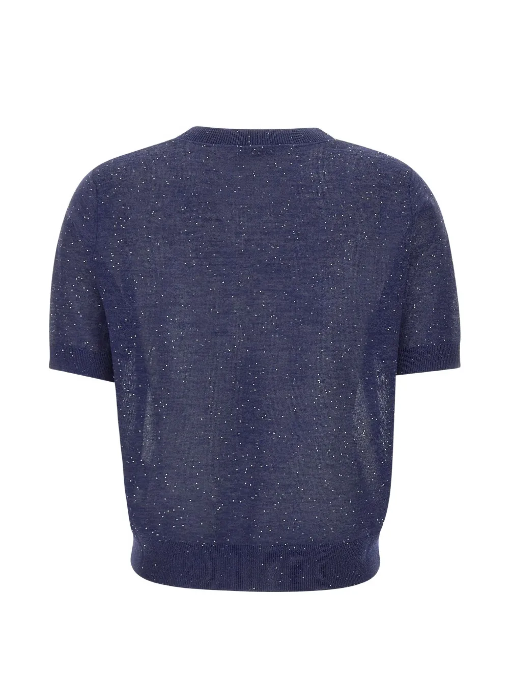  Kangra Sequin Crew-neck Sweater - Blue 