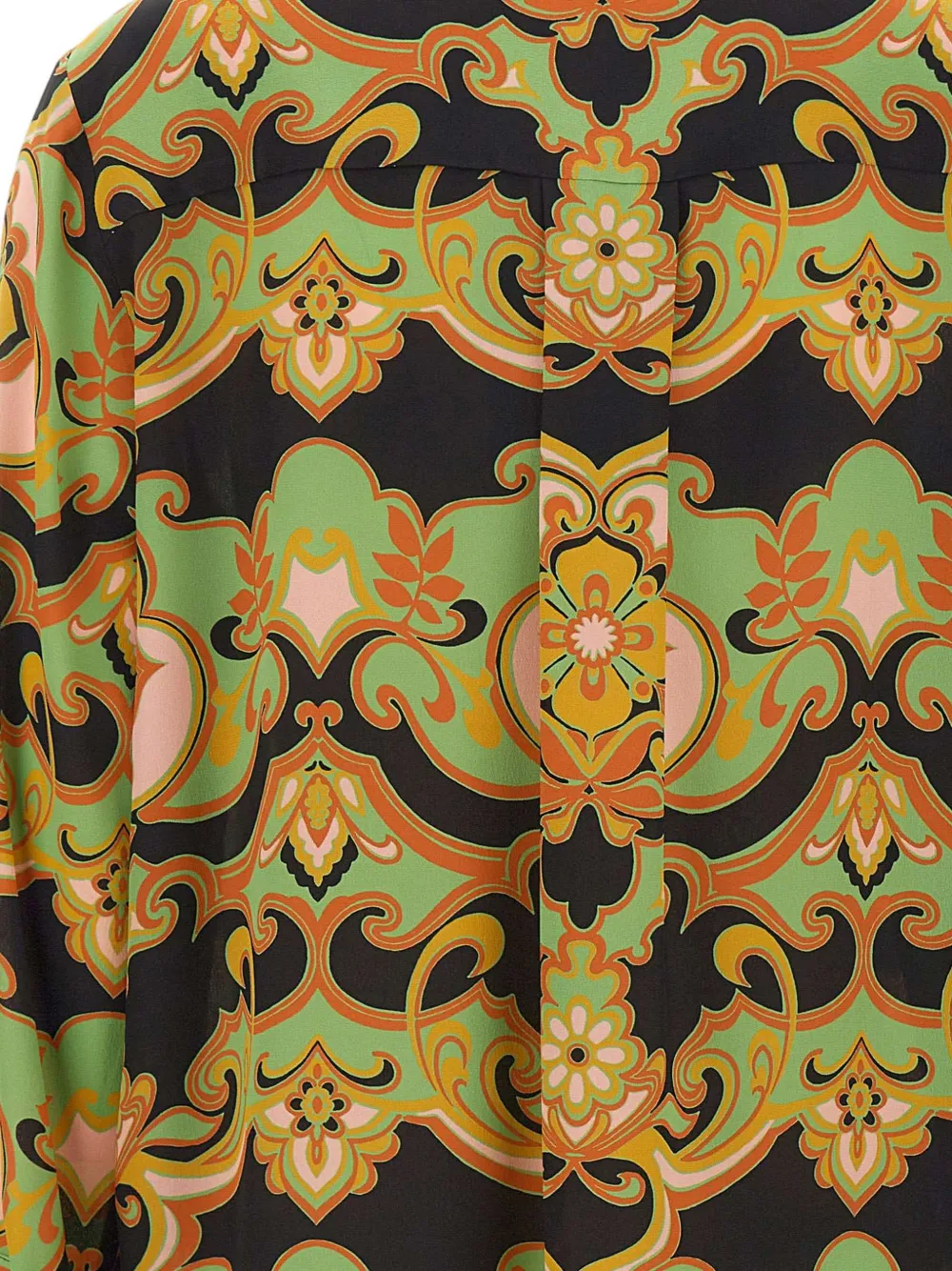 ETRO Blouse met print en knopen Zwart