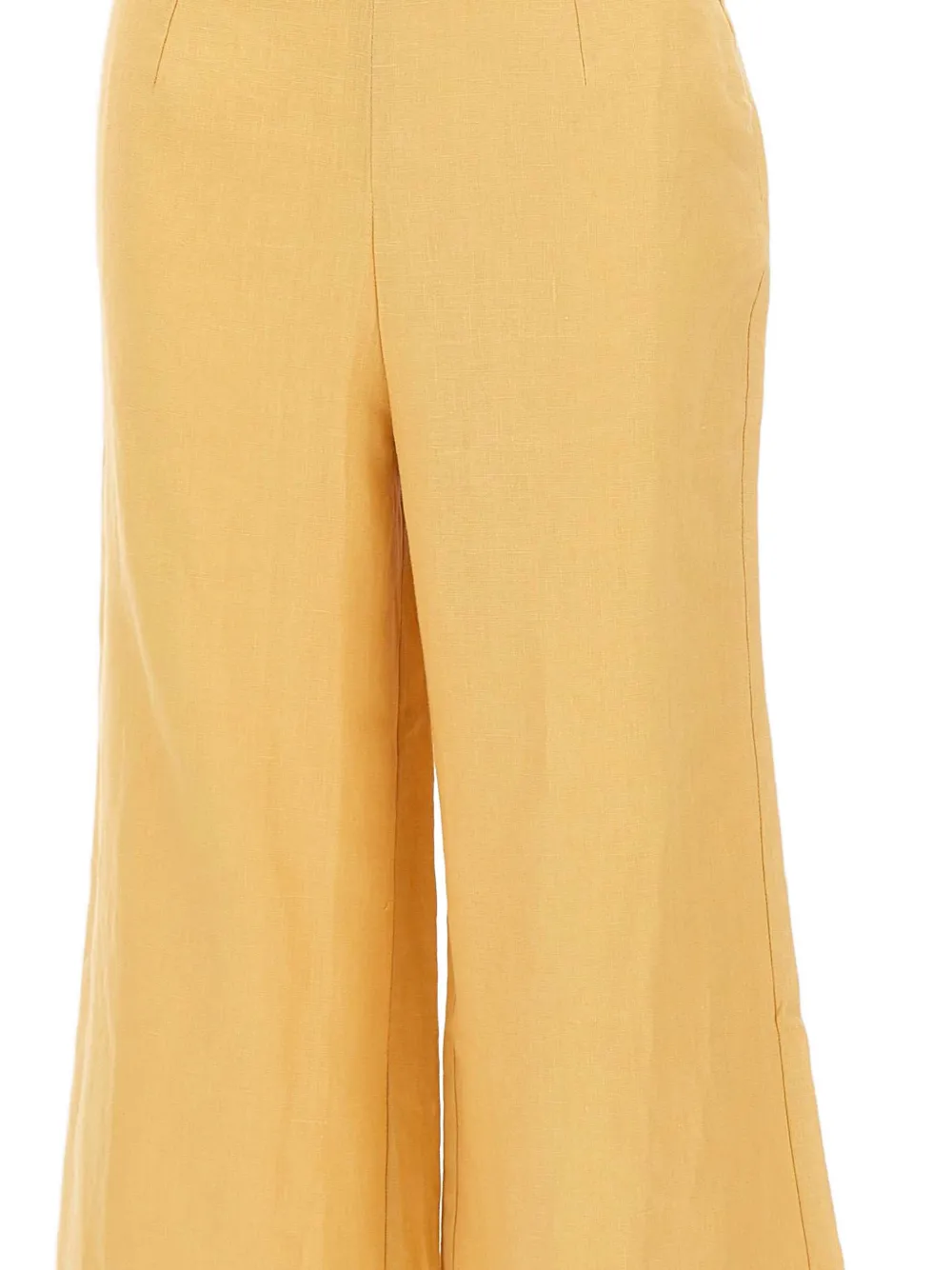 Faithfull Syna high-waist broek met wijde pijpen Geel