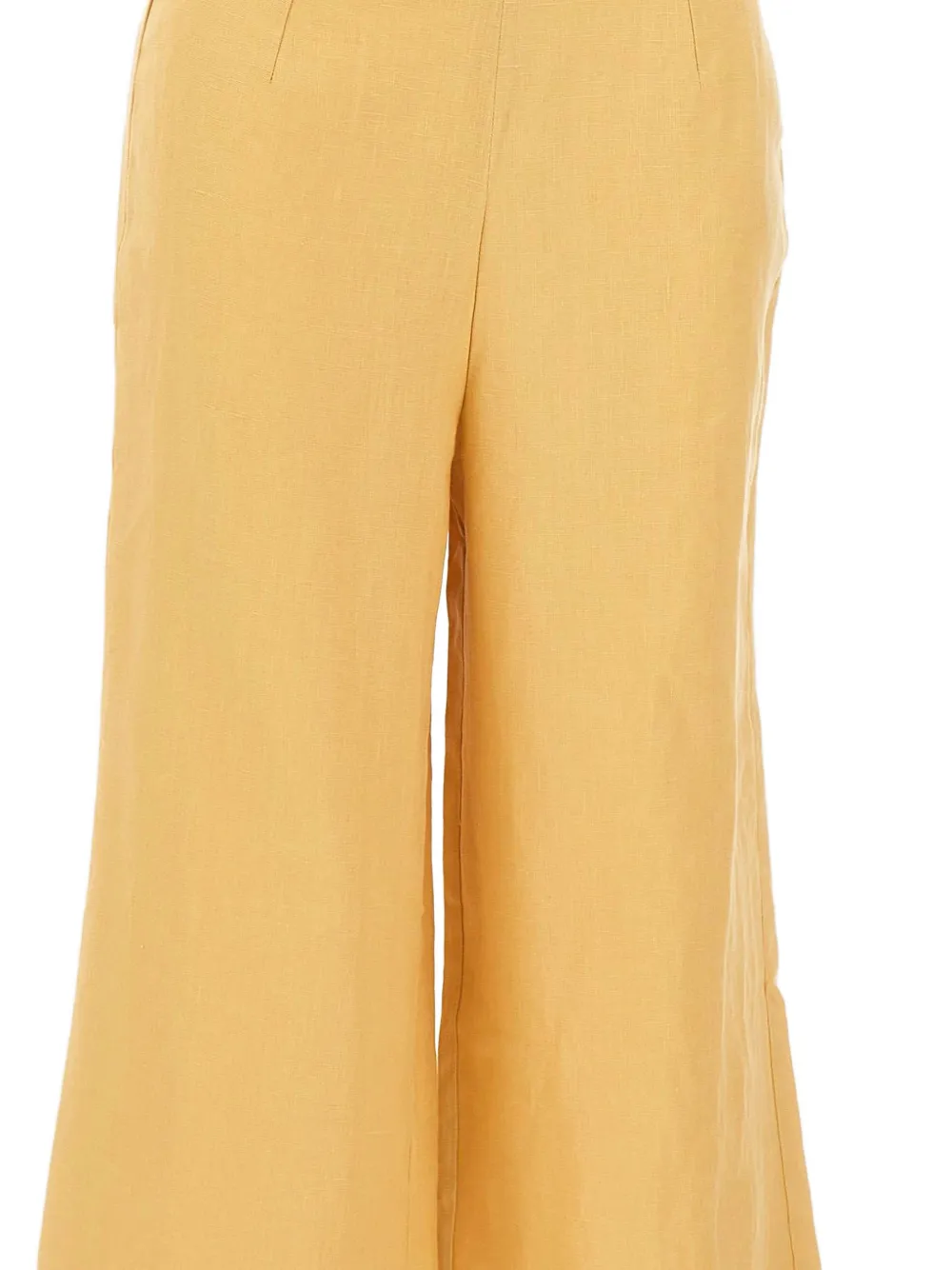 Faithfull Syna high-waist broek met wijde pijpen Geel